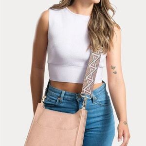 Ah•dorned~Classic Vegan Leather Crossbody with Strap Included